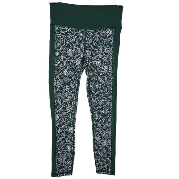 Athleta Women's Affirmation Dragonfly Kamala Floral 7/8 Leggings Size Small - Picture 1 of 11
